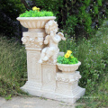 China best carved garden stone flower pot beautiful art sculpture